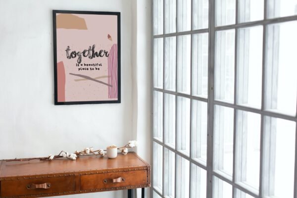Together Is A Beautiful Place To Be, Digital Art, Wall Art, Instant Download, Digital download, Home Decor - Image 9