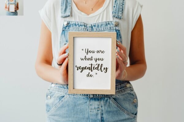 You Are What You Repeatedly Do, Digital Art, Wall Art, Instant Download, Digital download, Home Decor - Image 9