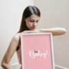 Hey Baby, Digital Art, Wall Art, Instant Download, Digital download - Image 4