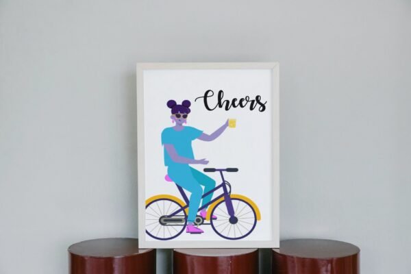 Cheers, Cheers Digital Art, Cheers Wall Art, Cheers Instant Download, Cheers Digital download - Image 6