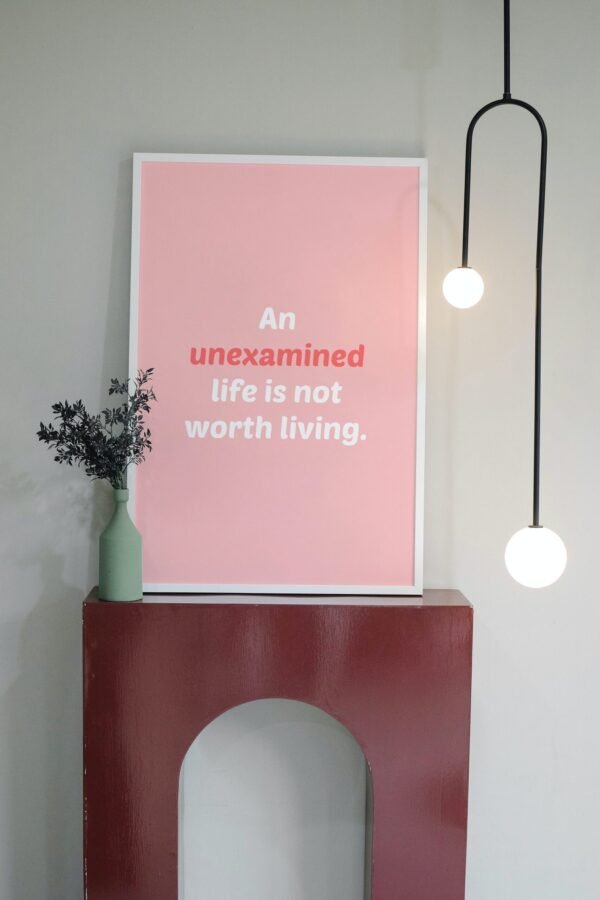 An Unexamined Life Is Not Worth Living, An Unexamined Life Is Not Worth Living Wall Art, An Unexamined Life Is Not Worth Living Digital Art - Image 4