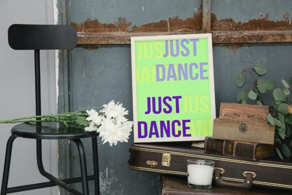 Just Dance, Digital Art, Wall Art, Instant Download, Digital download - Image 2