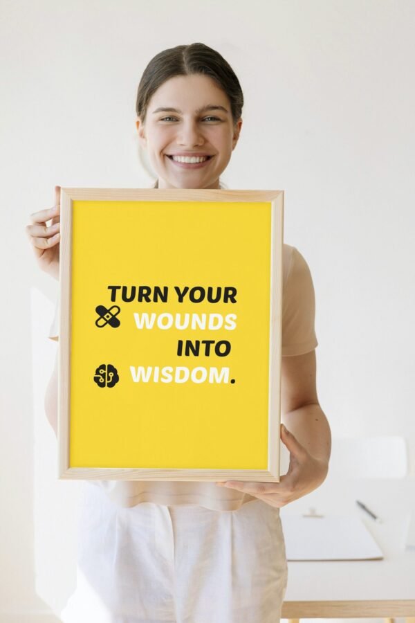 Turn Your Wounds Into Wisdom, Turn Your Wounds Into Wisdom Wall Art, Turn Your Wounds Into Wisdom Digital Art, Digital Download