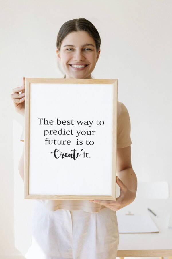 The best way to predict your future is to Create it, The best way to predict your future is to Create it Wall Art, Digital Art - Image 7