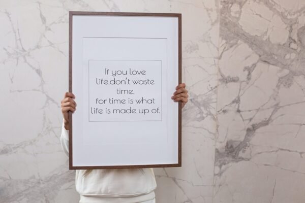 If you love life.don't waste time-For time is what life is made up of, Wall Art, Digital Art, Digital Download - Image 5
