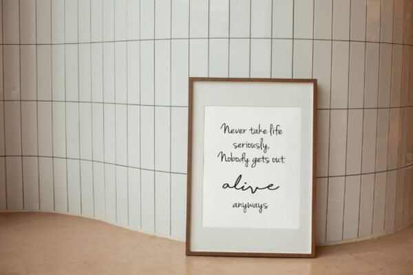 Never Take Life Seriously-Nobody Gets Out Alive Anyways, Never Take Life Seriously-Nobody Gets Out Alive Anyways Digital Art, Wall Art - Image 2