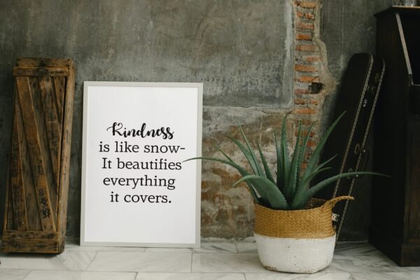 Kindness Is Like Snow-It Beautifies Everything It Covers, Kindness Is Like Snow-It Beautifies Everything It Covers Wall Art, Digital Art - Image 4