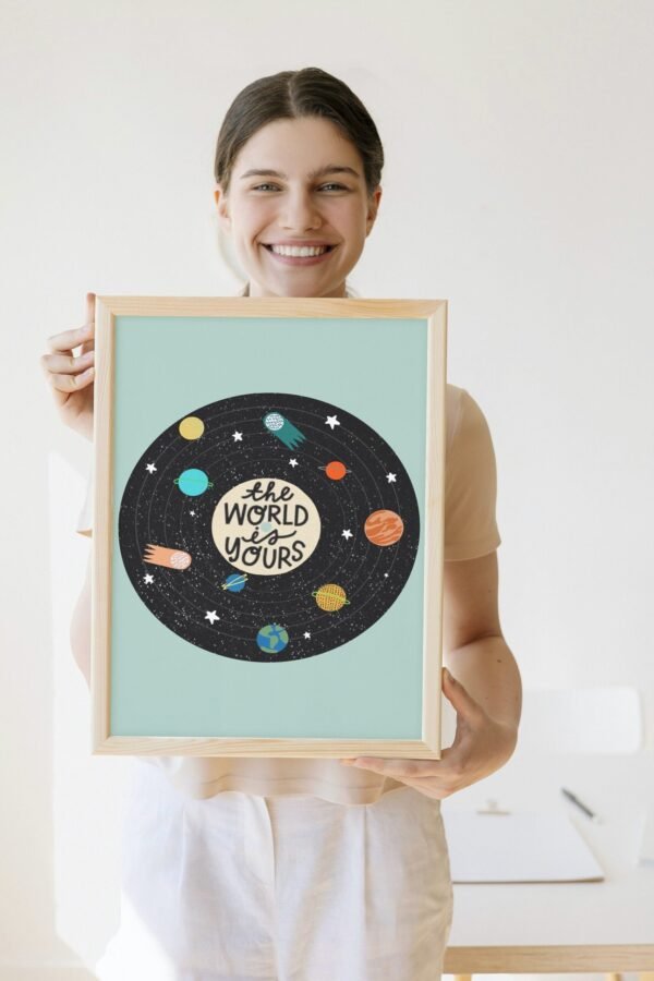 The World Is Yours, The World Is Yours Digital Art, The World Is Yours Digital Download, The World Is Yours Digital Poster - Image 4