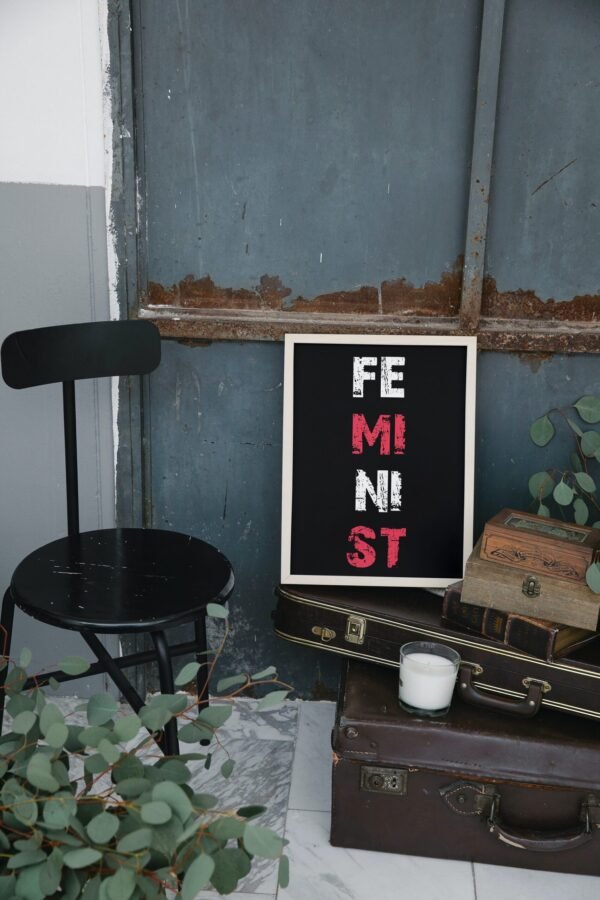 Feminist, Feminist Wall Art, Feminist Digital Art, Feminist Digital Poster, Feminist Digital download - Image 2