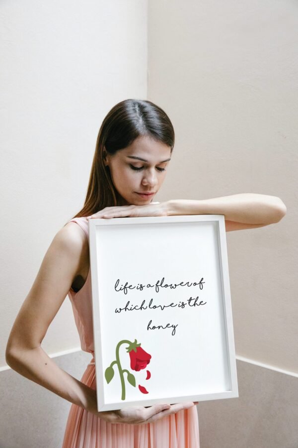 Life Is A flower Of Which Love Is The Honey, Life Is A flower Of Which Love Is The Honey Digital Art - Image 2