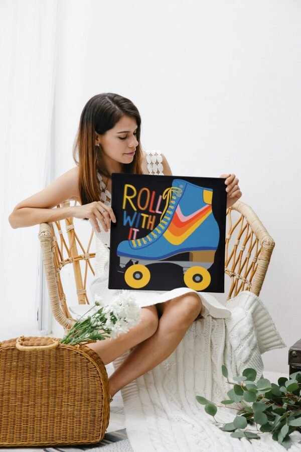 Roll With It, Roll With It Digital Art, Roll With It Wall Art, Roll With It Digital download, Roll With It Digital Poster - Image 5
