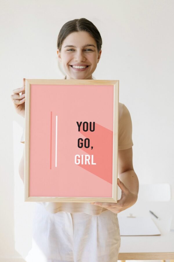 You Go Girl, You Go Girl Wall Art, You Go Girl Digital Art, You Go Girl Digital download, You Go Girl Digital Poster - Image 5