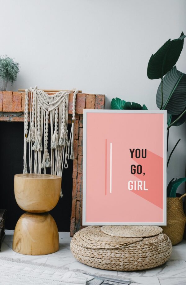 You Go Girl, You Go Girl Wall Art, You Go Girl Digital Art, You Go Girl Digital download, You Go Girl Digital Poster - Image 7