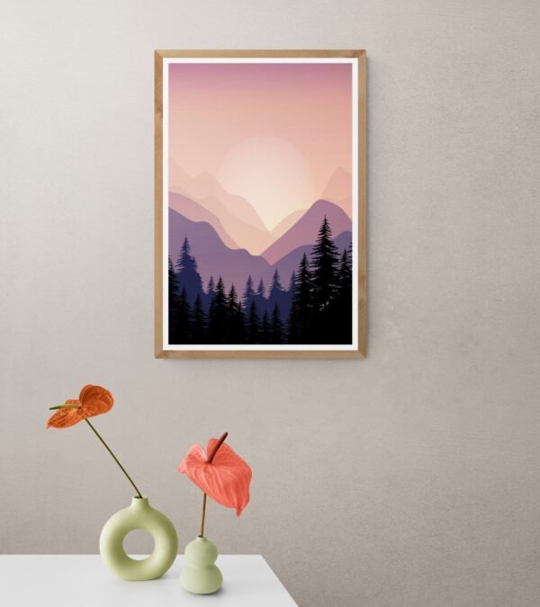 Landscape, Typography Wall Art, Instant Download, Digital Download, Typography Prints - Image 2
