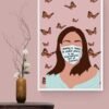 Wearing A Mask To Protect Others Is An International Act Of Kindness, Face Mask Svg, Wear Mask Printable, Digital Download - Image 6