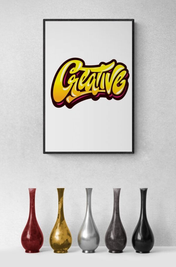 Creative, Typography Wall Art, Instant Download, Digital Download, Typography Prints - Image 6