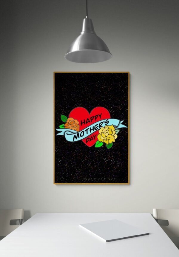 Happy Mother's Day Print Art, Mother's Day Gift, Gift For Her, Instant Download, PRINTABLE Art, Mother's Gift - Image 5