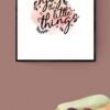 Enjoy The Little Things Home Decor Wall Art, PRINTABLE Wall Art, Digital Download, Enjoy Canvas Art - Image 2