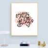 Enjoy The Little Things Home Decor Wall Art, PRINTABLE Wall Art, Digital Download, Enjoy Canvas Art - Image 8