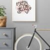 Enjoy The Little Things Home Decor Wall Art, PRINTABLE Wall Art, Digital Download, Enjoy Canvas Art - Image 10