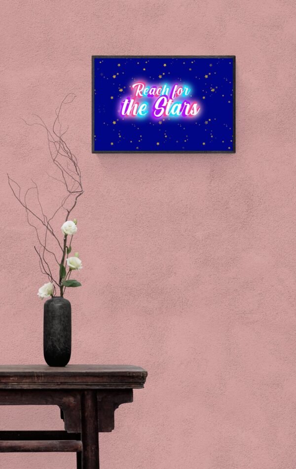 Reach for the stars, Typography Wall Art, Instant Download, Digital Download, Typography Prints - Image 6