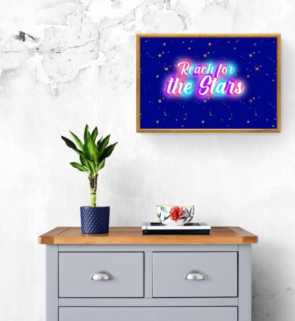 Reach for the stars, Typography Wall Art, Instant Download, Digital Download, Typography Prints - Image 8