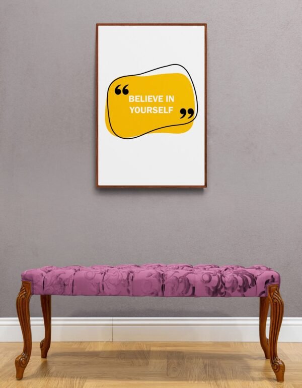 Believe in Yourself, Typography Wall Art, Instant Download, Digital Download, Typography Prints