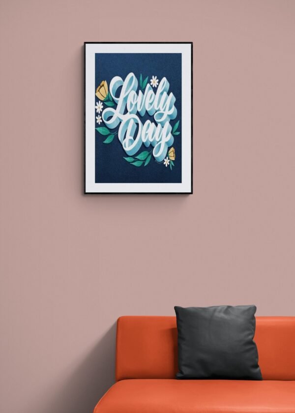 Lovely Day, Typography Wall Art, Instant Download, Digital Download, Typography Prints - Image 3