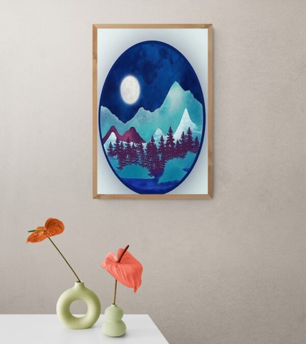 Landscape, Typography Wall Art, Instant Download, Digital Download, Typography Prints - Image 2