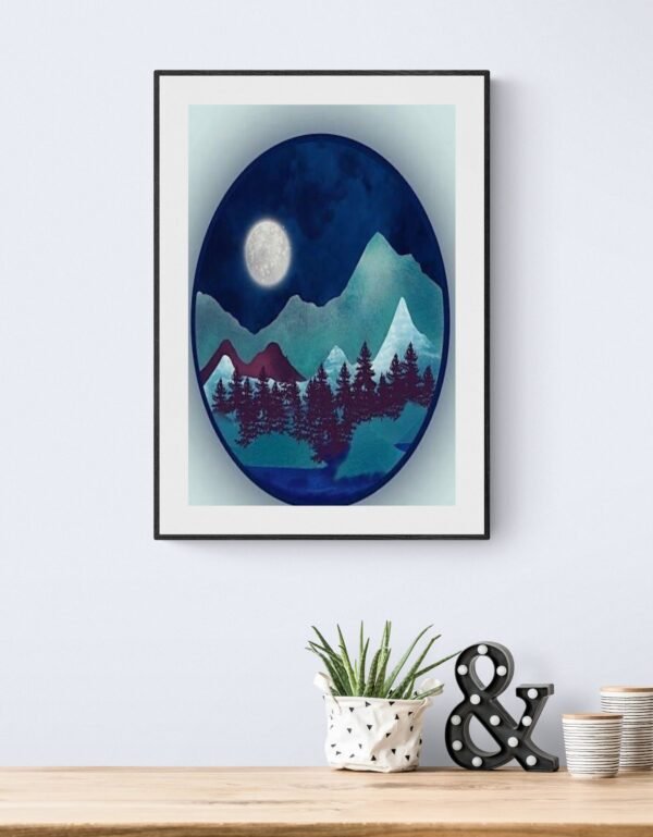 Landscape, Typography Wall Art, Instant Download, Digital Download, Typography Prints - Image 4