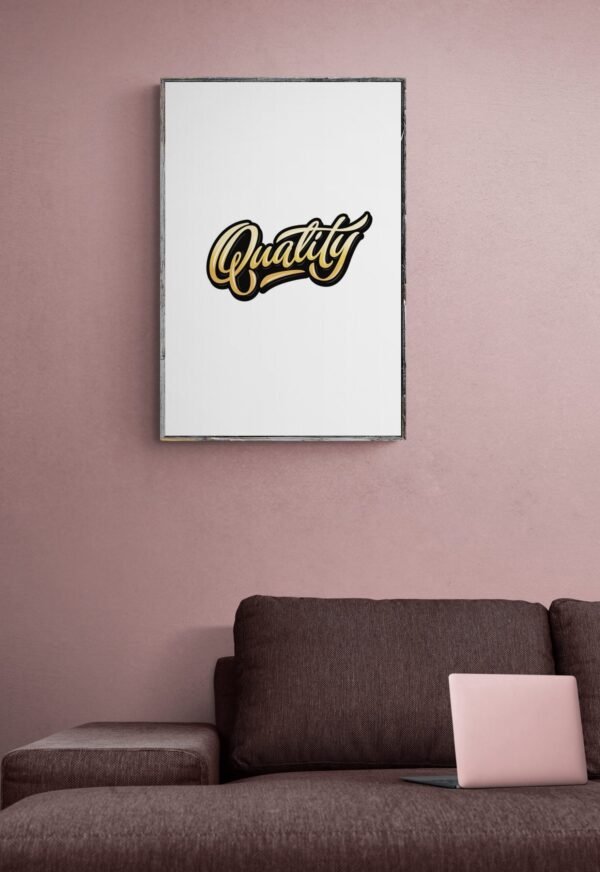 Quality, Typography Wall Art, Instant Download, Digital Download, Typography Prints
