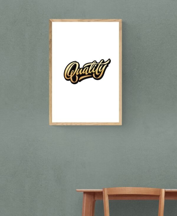 Quality, Typography Wall Art, Instant Download, Digital Download, Typography Prints - Image 7