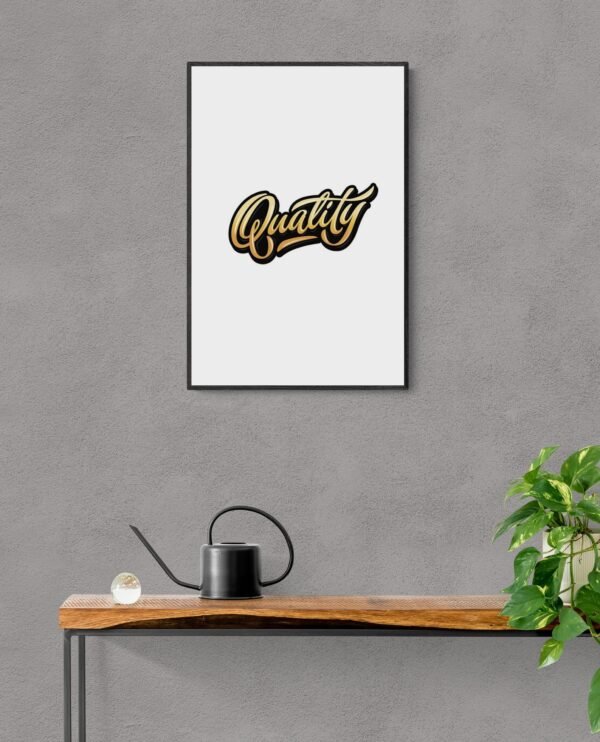 Quality, Typography Wall Art, Instant Download, Digital Download, Typography Prints - Image 8