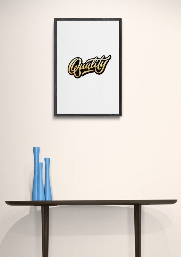 Quality, Typography Wall Art, Instant Download, Digital Download, Typography Prints - Image 9