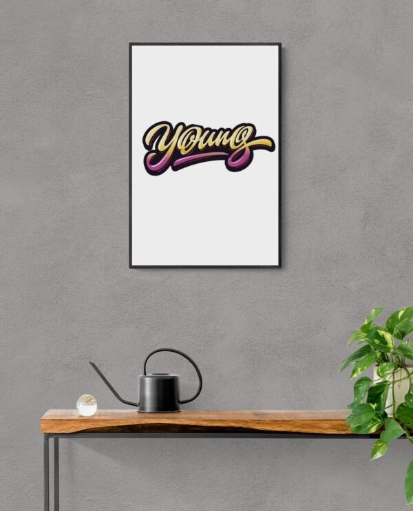 Young, Typography Wall Art, Instant Download, Digital Download, Typography Prints - Image 7