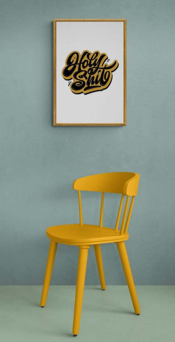 Holy Shit, Typography Wall Art, Instant Download, Digital Download, Typography Prints - Image 4