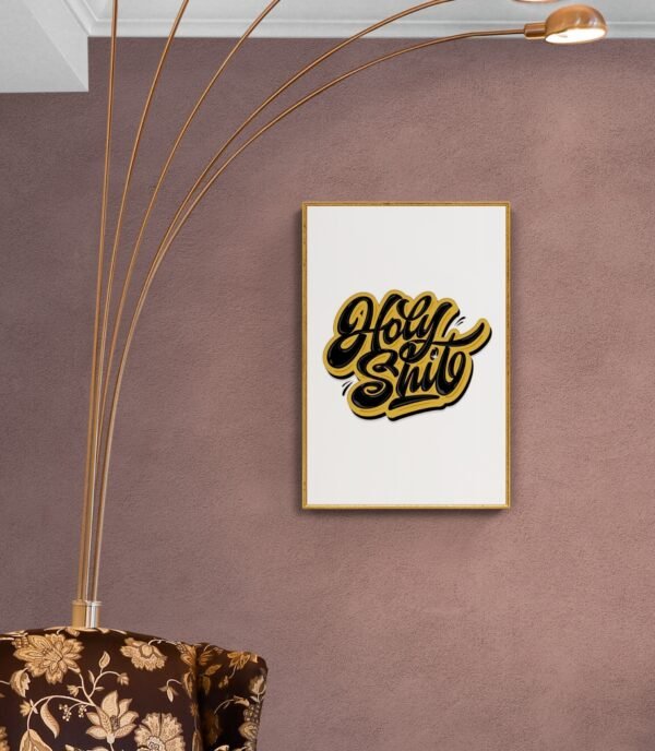 Holy Shit, Typography Wall Art, Instant Download, Digital Download, Typography Prints - Image 7