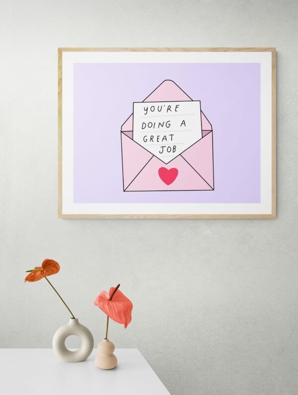 You're Doing A Great Job, Inspirational Poster, Motivational Svg, Digital Download - Image 2