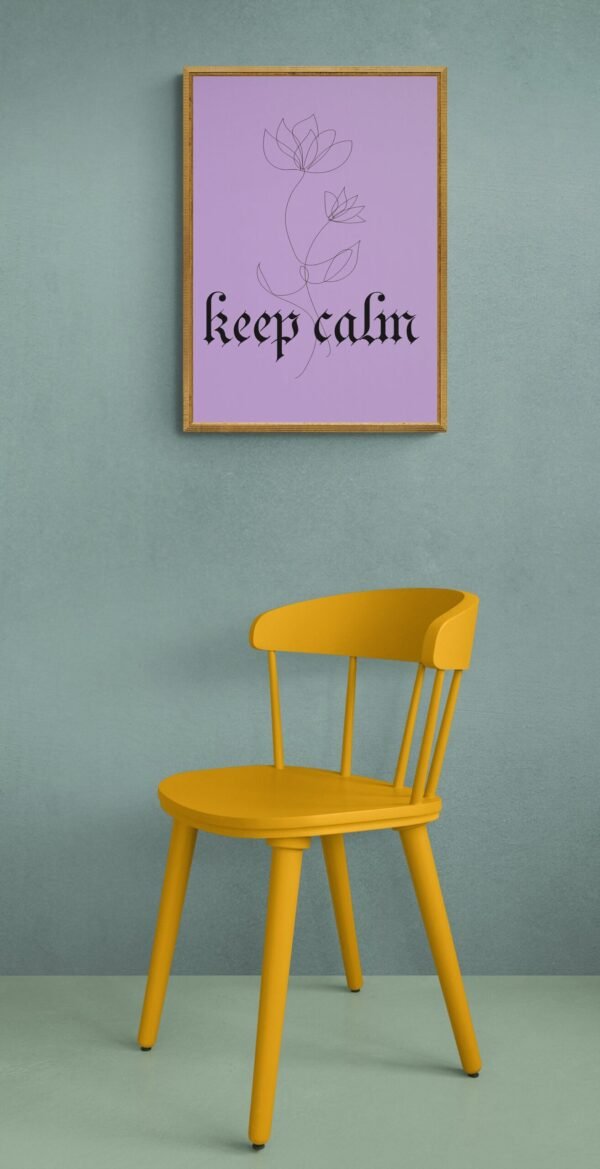 Keep Calm, Typography Wall Art, Instant Download, Digital Download, Typography Prints, Keep Calm Quotes, Life Quotes - Image 4