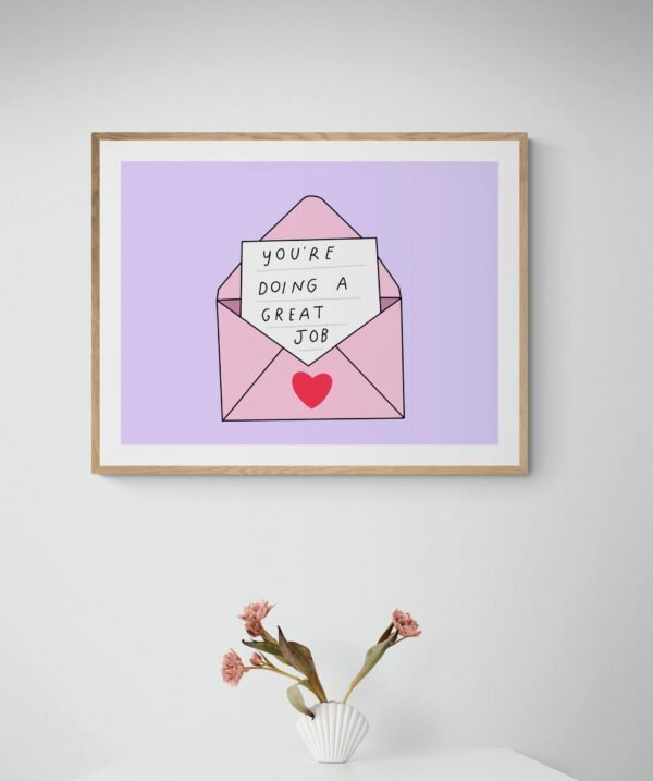 You're Doing A Great Job, Inspirational Poster, Motivational Svg, Digital Download - Image 3