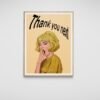 Thank You Next Printable Wall Art, Boss Lady Quote Art Print, Feminist Poster, Strong Women, Digital Download
