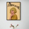 Thank You Next Printable Wall Art, Boss Lady Quote Art Print, Feminist Poster, Strong Women, Digital Download - Image 2