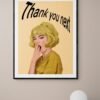 Thank You Next Printable Wall Art, Boss Lady Quote Art Print, Feminist Poster, Strong Women, Digital Download - Image 4
