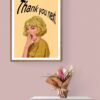 Thank You Next Printable Wall Art, Boss Lady Quote Art Print, Feminist Poster, Strong Women, Digital Download - Image 5
