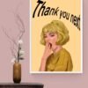 Thank You Next Printable Wall Art, Boss Lady Quote Art Print, Feminist Poster, Strong Women, Digital Download - Image 6