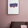 Dope, Typography Wall Art, Instant Download, Digital Download, Typography Prints - Image 5