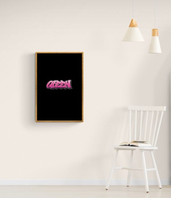 Queen, Typography Wall Art, Instant Download, Digital Download, Typography Prints - Image 4