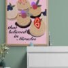 Cupcakes Are Muffins Who Believe In Miracles, PRINTABLE Art, Home Decor Cupcakes Wall Art - Image 8