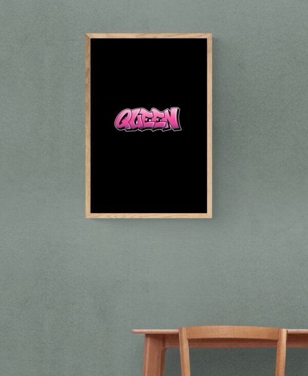 Queen, Typography Wall Art, Instant Download, Digital Download, Typography Prints - Image 8