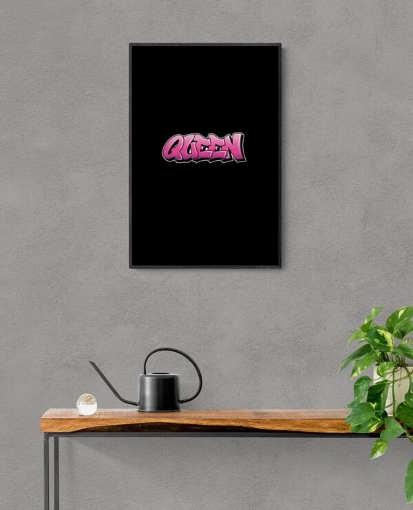 Queen, Typography Wall Art, Instant Download, Digital Download, Typography Prints - Image 9